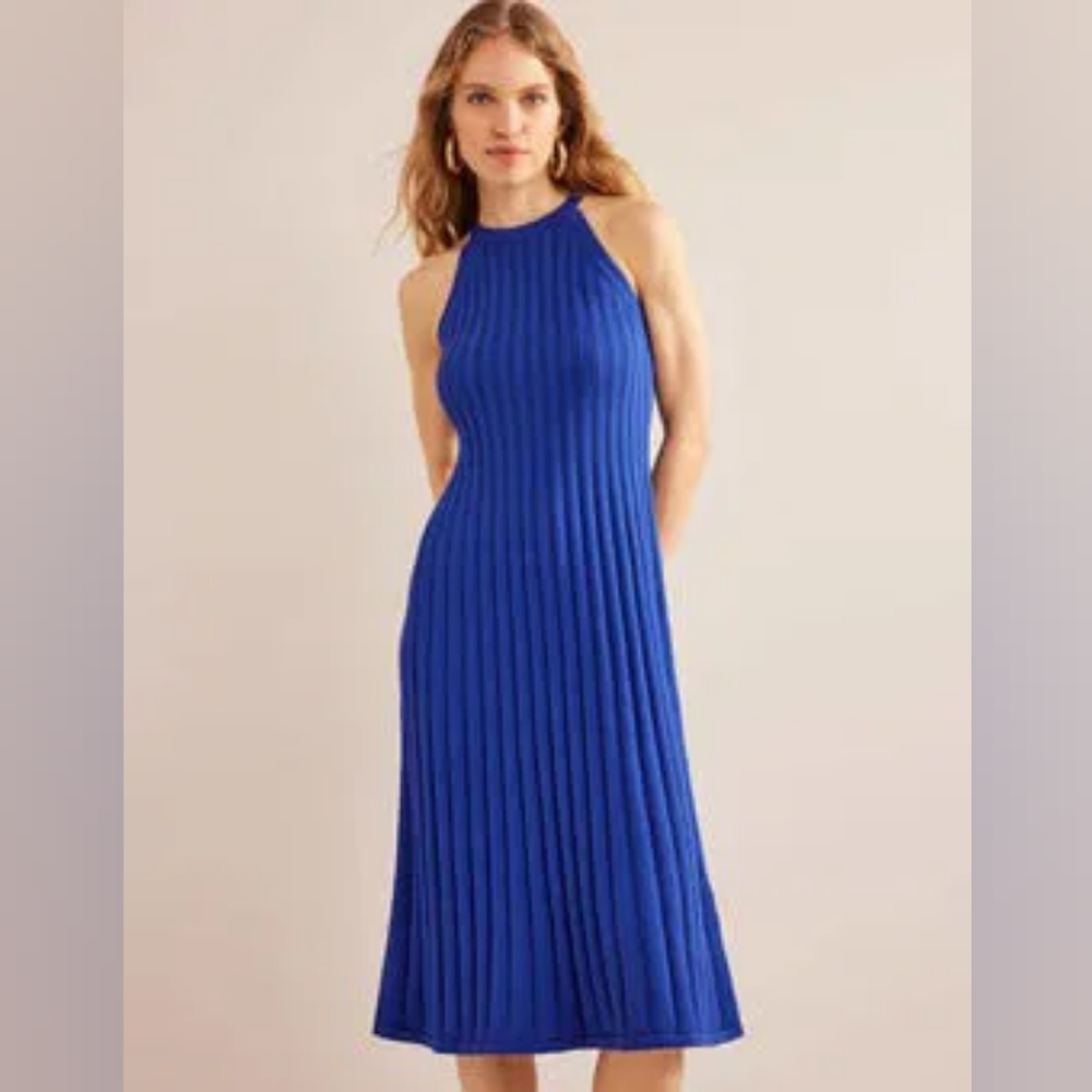 NWT Boden Sleeveless Knitted Midi Dress